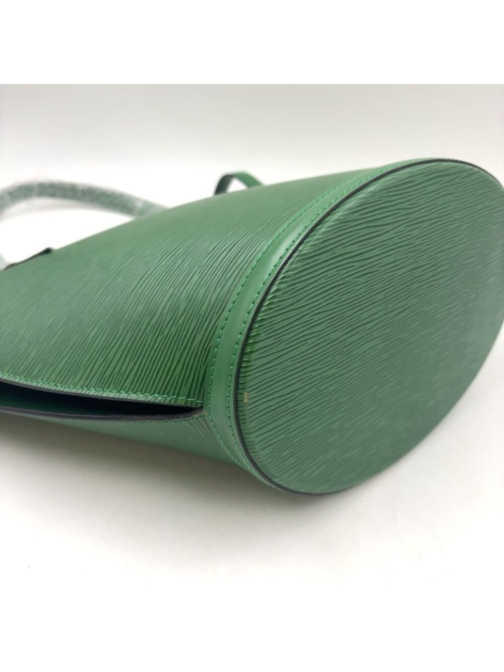 Louis Vuitton Sun Jack Shopping Epi Borneo Green Leather Shoulder Bag Gold - Picture 5 of 15